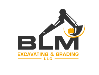 BLM Excavating & Grading LLC logo design by akilis13