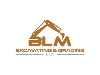 BLM Excavating & Grading LLC logo design by menanagan