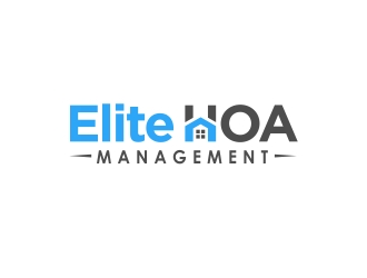 Elite HOA Management logo design by YONK