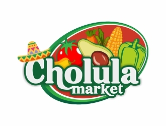 Cholula Market logo design by rizuki