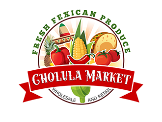 Cholula Market logo design by 3Dlogos