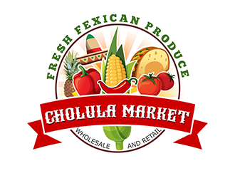 Cholula Market logo design by 3Dlogos