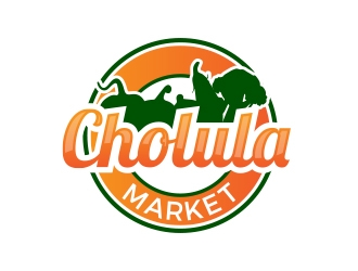 Cholula Market logo design by MarkindDesign