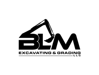 BLM Excavating & Grading LLC logo design by sheilavalencia