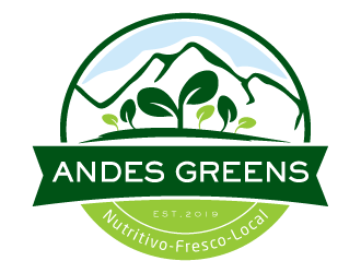 Company name: ANDES GREENS . Slogan: Nutritivo - Fresco - Local logo design by akilis13