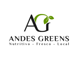 Company name: ANDES GREENS . Slogan: Nutritivo - Fresco - Local logo design by falah 7097