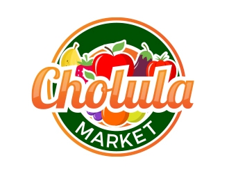 Cholula Market logo design by MarkindDesign