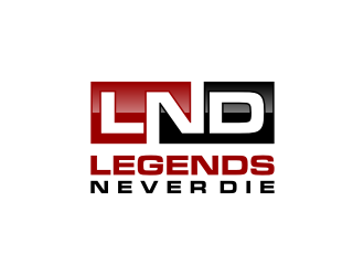 Legends Never Die logo design by Inaya