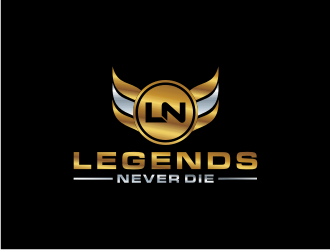 Legends Never Die logo design by bricton