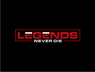 Legends Never Die logo design by blessings