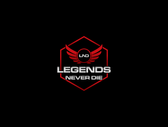 Legends Never Die logo design by luckyprasetyo