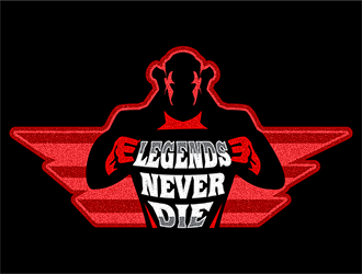 Legends Never Die logo design by MCXL