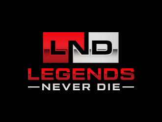 Legends Never Die logo design by akilis13