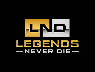 Legends Never Die logo design by akilis13