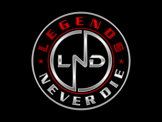 Legends Never Die logo design by scolessi
