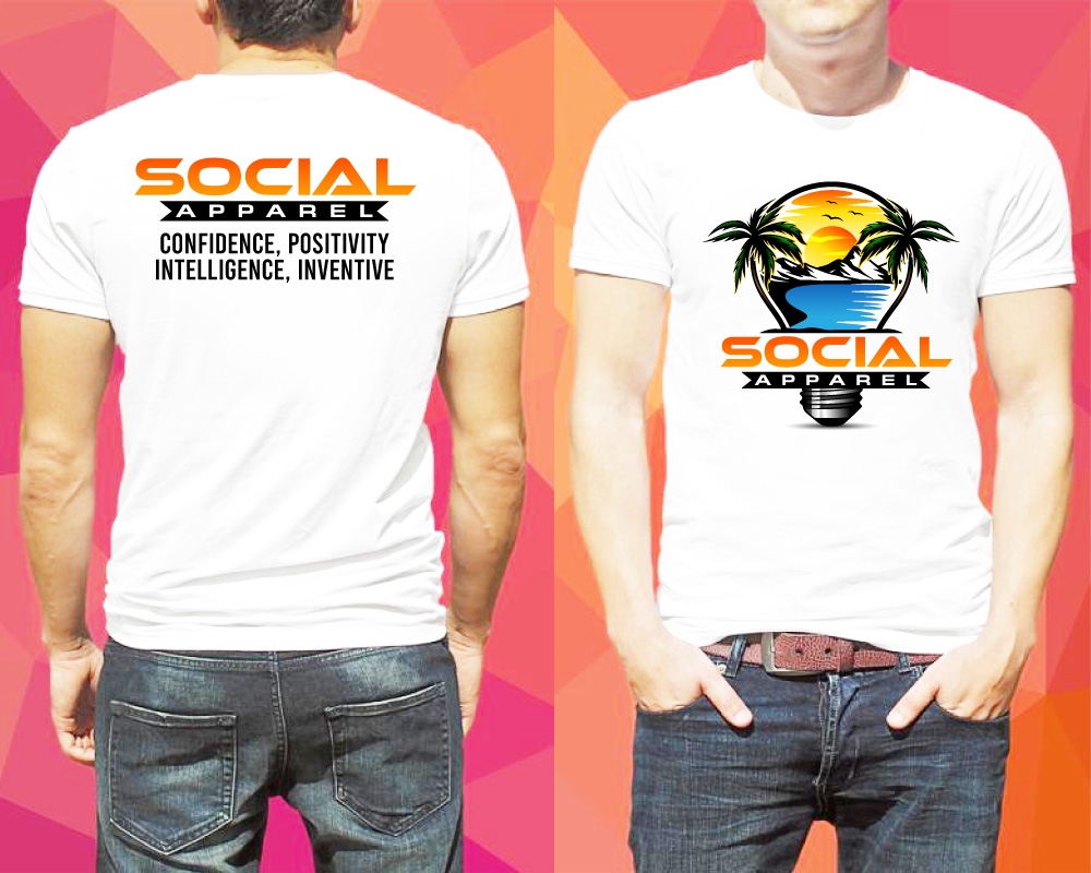 Social Apparel  logo design by Boomstudioz