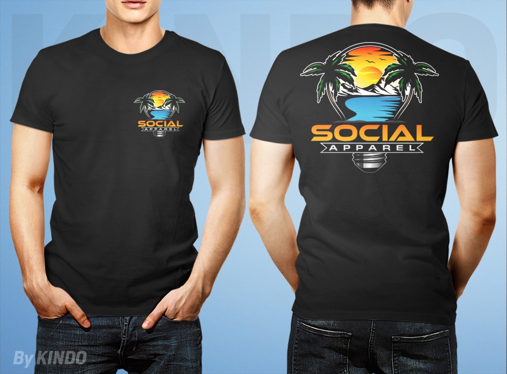 Social Apparel  logo design by Kindo