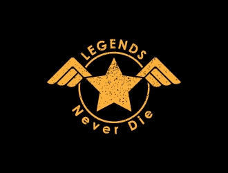 Legends Never Die logo design by chumberarto