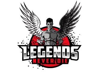 Legends Never Die logo design by AamirKhan