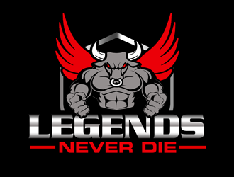 Legends Never Die logo design by kunejo