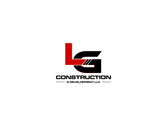 LG Construction & Development LLC logo design by haidar