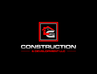 LG Construction & Development LLC logo design by haidar