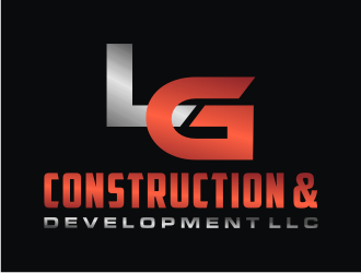 LG Construction & Development LLC logo design by bricton