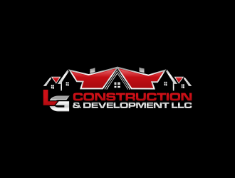 LG Construction & Development LLC logo design by RIANW