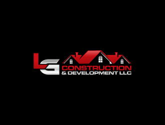 LG Construction & Development LLC logo design by RIANW