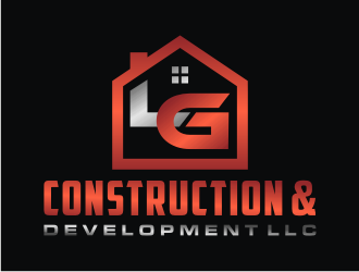 LG Construction & Development LLC logo design by bricton