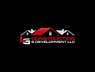 LG Construction & Development LLC logo design by RIANW