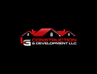 LG Construction & Development LLC logo design by RIANW