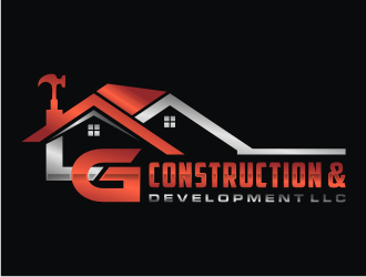 LG Construction & Development LLC logo design by bricton