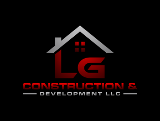 LG Construction & Development LLC logo design by p0peye