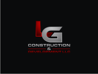 LG Construction & Development LLC logo design by amsol