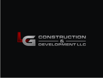 LG Construction & Development LLC logo design by amsol