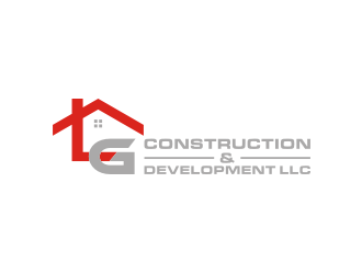 LG Construction & Development LLC logo design by amsol