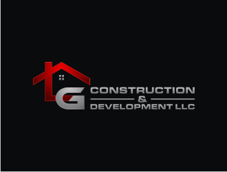 LG Construction & Development LLC logo design by amsol