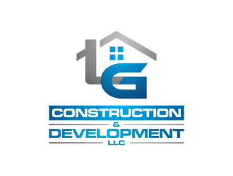 LG Construction & Development LLC logo design by almaula