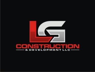 LG Construction & Development LLC logo design by agil