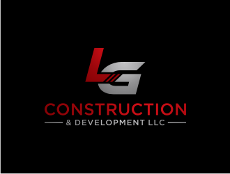 LG Construction & Development LLC logo design by artery