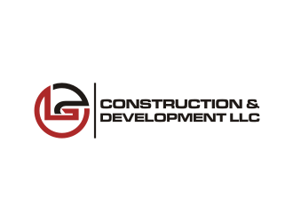 LG Construction & Development LLC logo design by rief