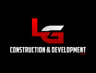 LG Construction & Development LLC logo design by lexipej