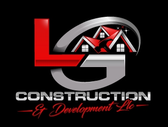 LG Construction & Development LLC logo design by Suvendu