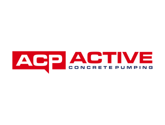 ACTIVE Concrete Pumping logo design by scolessi