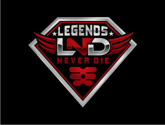 Legends Never Die logo design by BintangDesign