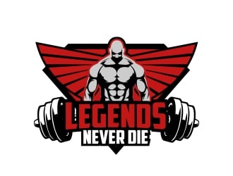 Legends Never Die logo design by MarkindDesign