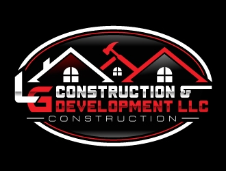 LG Construction & Development LLC logo design by dasigns