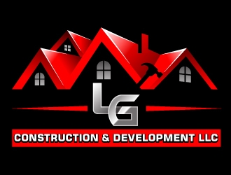 LG Construction & Development LLC logo design by design_brush