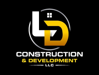 LG Construction & Development LLC logo design by Suvendu